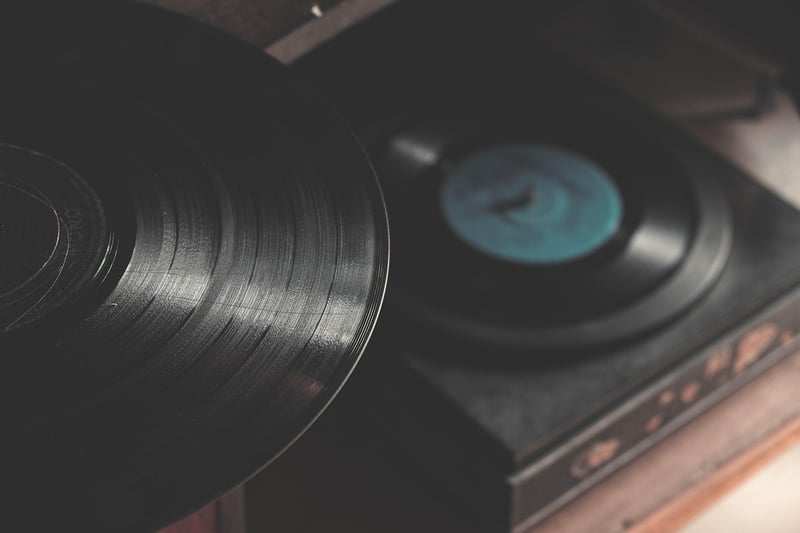 Vinyl Record Cuff Bracelets